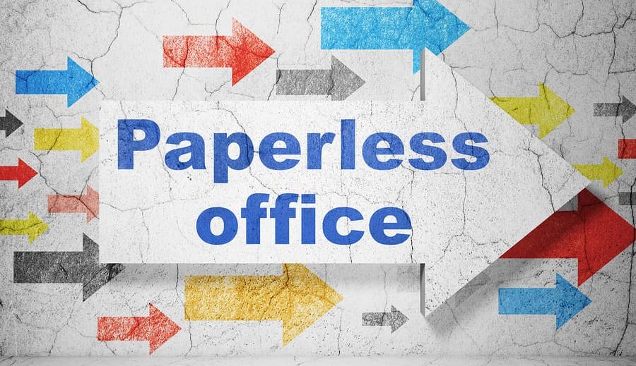 Paperless Office Graphic