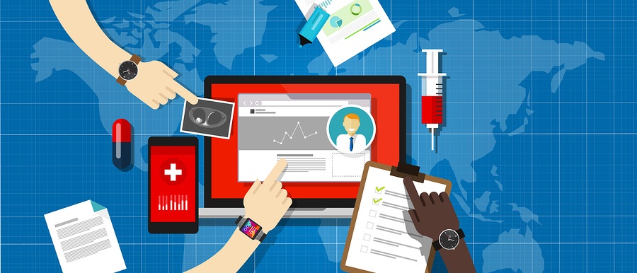 Electronic Health Records (EHR) Diagram