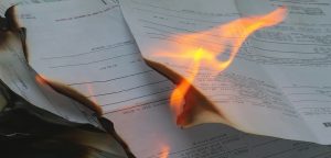 Environmental damage to records