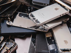 Cell phone destruction is included with electronic media destruction services