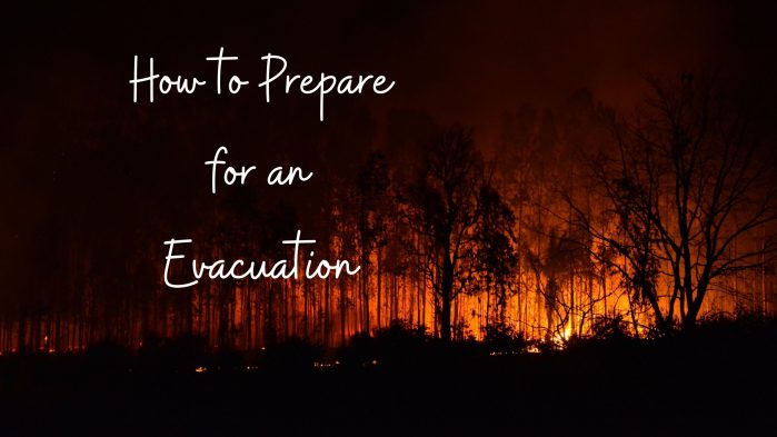 how to prepare for an evacuation